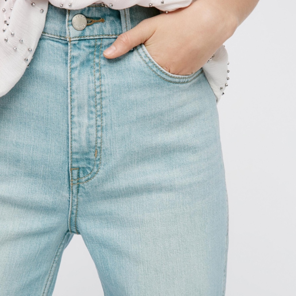 BOGO50% Free People WeTheFree Hi Rise Straight Fla - Picture 4 of 8